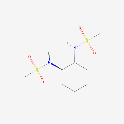 N,N'-(1R,2R)-1,2-Cyclohexanediyldimethanesulfonamide (CAS: 122833-58-3) - Chemical Structure and Molecular Formula 