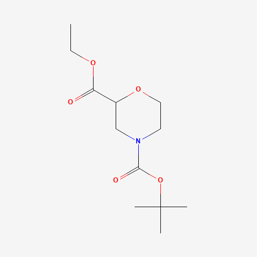 O4-tert-butyl O2-ethyl morpholine-2,4-dicarboxylate (CAS: 768371-16-0) - Related Chemical Product