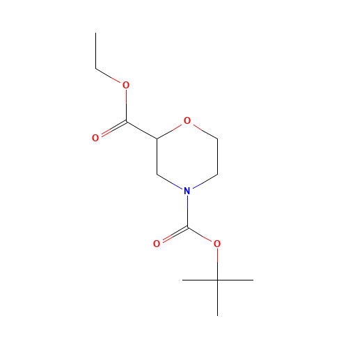 O4-tert-butyl O2-ethyl morpholine-2,4-dicarboxylate (CAS: 768371-16-0) - Related Chemical Product