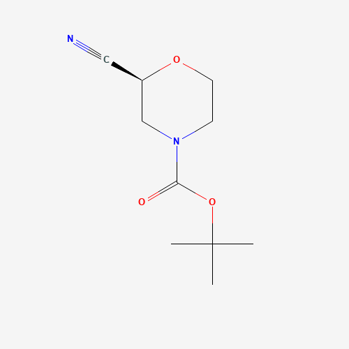 2-Methyl-2-propanyl (2S)-2-cyano-4-morpholinecarboxylate (CAS: 1257856-31-7) - Related Chemical Product