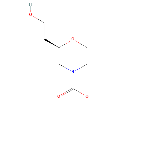 2-Methyl-2-propanyl (2R)-2-(2-hydroxyethyl)-4-morpholinecarboxylate (CAS: 136992-21-7) - Related Chemical Product