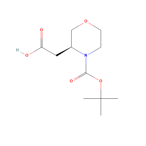 [(3S)-4-{[(2-Methyl-2-propanyl)oxy]carbonyl}-3-morpholinyl]acetic acid (CAS: 839710-38-2) - Related Chemical Product