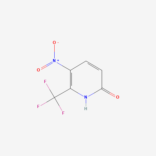 5-Nitro-6-(trifluoromethyl)-2(1H)-pyridinone (CAS: 117519-19-4) - Chemical Structure and Molecular Formula 