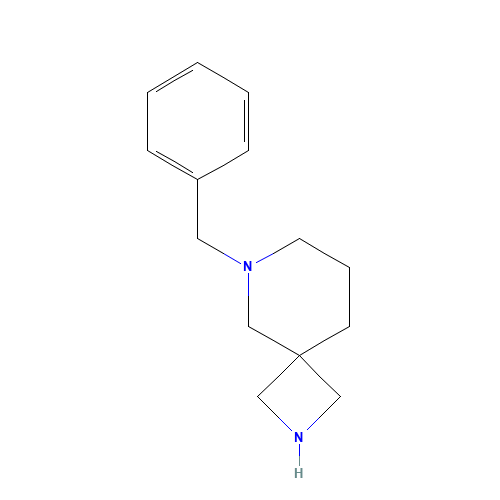 6-Benzyl-2,6-diazaspiro[3.5]nonane (CAS: 1031817-83-0) - Chemical Structure and Molecular Formula 