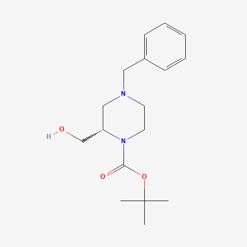 2-Methyl-2-propanyl (2S)-4-benzyl-2-(hydroxymethyl)-1-piperazinecarboxylate (CAS: 947275-34-5) - Related Chemical Product