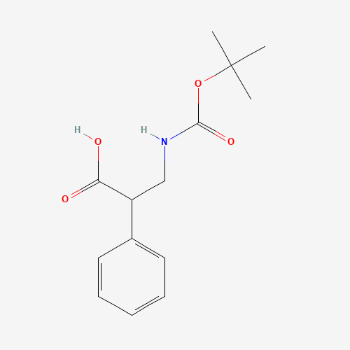 3-({[(2-Methyl-2-propanyl)oxy]carbonyl}amino)-2-phenylpropanoic acid (CAS: 67098-56-0) - Related Chemical Product