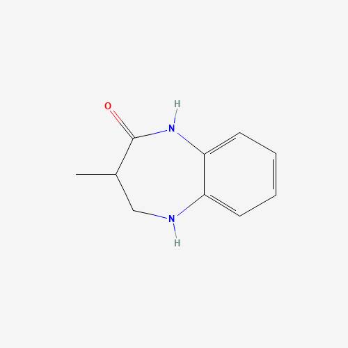 3-Methyl-1,3,4,5-tetrahydro-2H-1,5-benzodiazepin-2-one (CAS: 54028-76-1) - Chemical Structure and Molecular Formula 