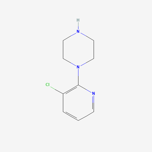 1-(3-Chloropyridin-2-Yl)Piperazine (CAS: 87394-55-6) - Chemical Structure and Molecular Formula 