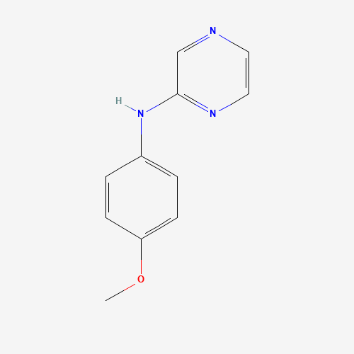 N-(4-Methoxyphenyl)pyrazin-2-amine (CAS: 1022128-78-4) - Chemical Structure and Molecular Formula 