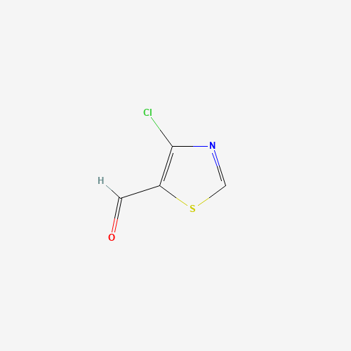 4-Chlorothiazole-5-carboxaldehyde (CAS: 104146-17-0) - Chemical Structure and Molecular Formula 