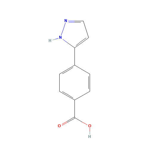 3-(4-Carboxyphenyl)-1H-pyrazole (CAS: 208511-67-5) - Related Chemical Product