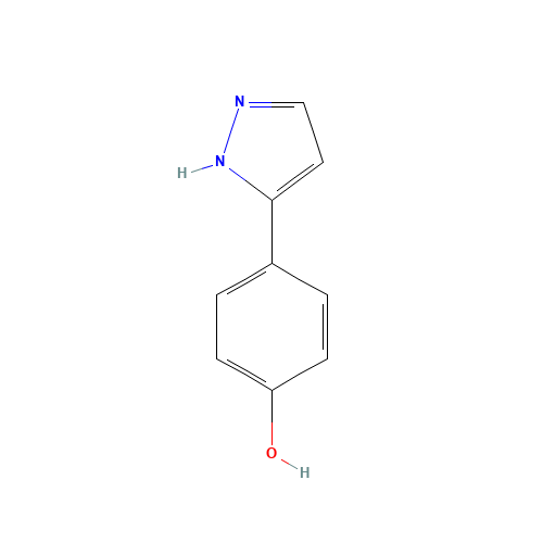 4-(1H-Pyrazol-3-yl)phenol (CAS: 68535-53-5) - Related Chemical Product