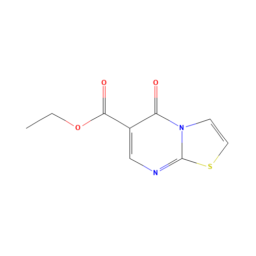5-Oxo-5H-thiazolo[3,2-a]pyrimidine-6-carboxylic acid ethyl ester (CAS: 32278-52-7) - Chemical Structure and Molecular Formula 