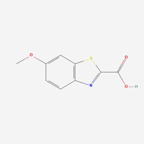 2-benzothiazolecarboxylic acid, 6-methoxy- (CAS: 946-13-4) - Chemical Structure and Molecular Formula 
