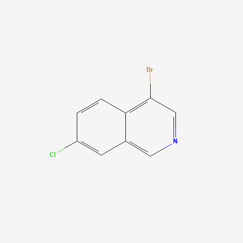 4-Bromo-7-chloroisoquinoline (CAS: 953421-72-2) - Chemical Structure and Molecular Formula 