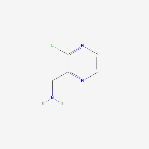 2-pyrazinemethanamine, 3-chloro- (CAS: 771581-15-8) - Chemical Structure and Molecular Formula 