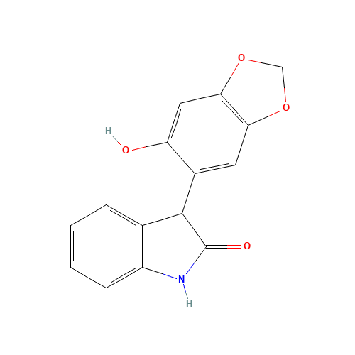 3-(7-Hydroxy-2,3-dihydro-1,4-benzodioxin-6-yl)-1,3-dihydro-2H-indol-2-one (CAS: 1019771-90-4) - Related Chemical Product