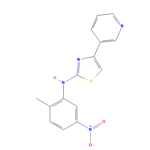 N-(2-Methyl-5-nitrophenyl)-4-(3-pyridinyl)-1,3-thiazol-2-amine (CAS: 1048007-94-8) - Related Chemical Product