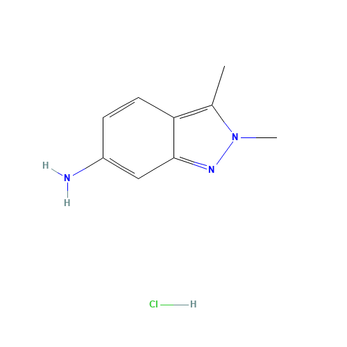 2,3-Dimethyl-2H-indazol-6-amine hydrochloride (1:1) (CAS: 635702-60-2) - Related Chemical Product