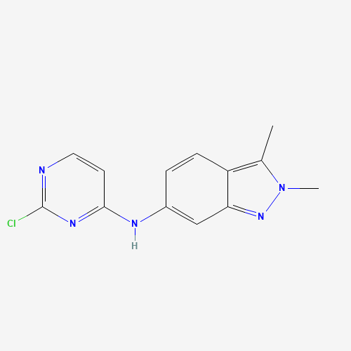 N-(2-Chloro-4-pyrimidinyl)-2,3-dimethyl-2H-indazol-6-amine (CAS: 444731-74-2) - Related Chemical Product