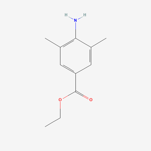 Ethyl 4-amino-3,5-dimethylbenzoate (CAS: 3095-47-4) - Chemical Structure and Molecular Formula 