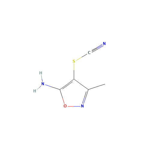 5-Amino-3-methyl-1,2-oxazol-4-yl thiocyanate (CAS: 140454-86-0) - Related Chemical Product