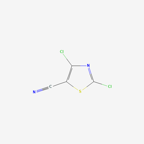 5-thiazolecarbonitrile, 2,4-dichloro- (CAS: 82554-18-5) - Chemical Structure and Molecular Formula 