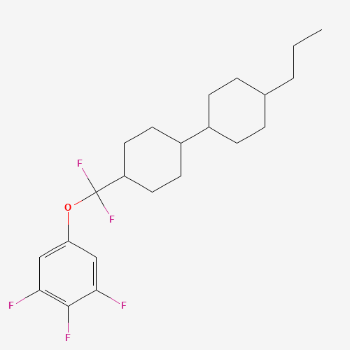 4-[Difluoro(3,4,5-trifluorophenoxy)methyl]-4'-propyl-1,1'-bi(cyclohexyl) (CAS: 208338-50-5) - Related Chemical Product