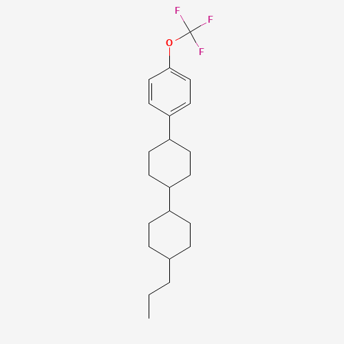 4-Propyl-4'-[4-(trifluoromethoxy)phenyl]-1,1'-bi(cyclohexyl) (CAS: 133937-72-1) - Related Chemical Product