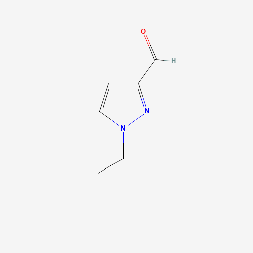 1-propyl-1H-pyrazole-3-carbaldehyde (CAS: 1006349-16-1) - Chemical Structure and Molecular Formula 