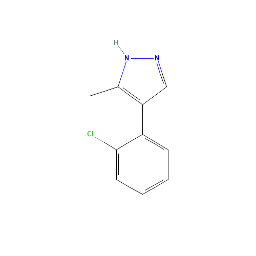 1H-pyrazole, 4-(2-chlorophenyl)-3-methyl- (CAS: 667400-39-7) - Related Chemical Product