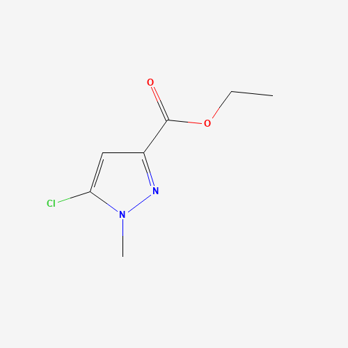 ethyl 5-chloro-1-methyl-1H-pyrazole-3-carboxylate (CAS: 1172229-72-9) - Chemical Structure and Molecular Formula 