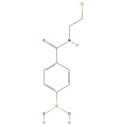 {4-[(2-Chloroethyl)carbamoyl]phenyl}boronic acid (CAS: 874460-05-6) - Related Chemical Product
