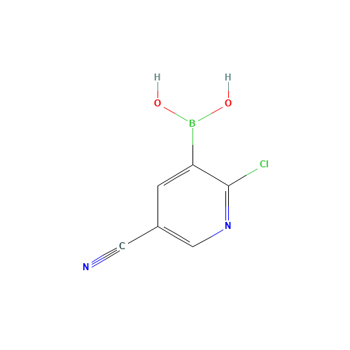 (2-Chloro-5-cyano-3-pyridinyl)boronic acid (CAS: 957060-96-7) - Related Chemical Product