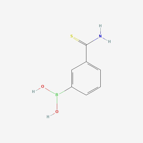 (3-Carbamothioylphenyl)boronic acid (CAS: 850568-10-4) - Chemical Structure and Molecular Formula 