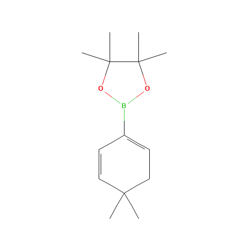 2-(4,4-Dimethyl-1,5-cyclohexadien-1-yl)-4,4,5,5-tetramethyl-1,3,2-dioxaborolane (CAS: 871333-97-0) - Related Chemical Product