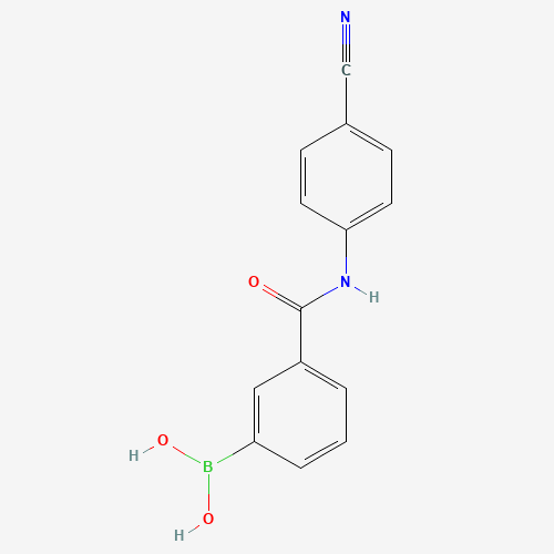 {3-[(4-Cyanophenyl)carbamoyl]phenyl}boronic acid (CAS: 850567-36-1) - Related Chemical Product