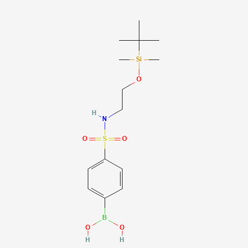 {4-[(2-{[Dimethyl(2-methyl-2-propanyl)silyl]oxy}ethyl)sulfamoyl]phenyl}boronic acid (CAS: 913835-53-7) - Related Chemical Product
