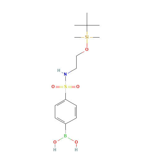 {4-[(2-{[Dimethyl(2-methyl-2-propanyl)silyl]oxy}ethyl)sulfamoyl]phenyl}boronic acid (CAS: 913835-53-7) - Related Chemical Product