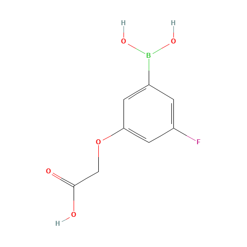 [3-(Dihydroxyboryl)-5-fluorophenoxy]acetic acid (CAS: 913835-56-0) - Related Chemical Product