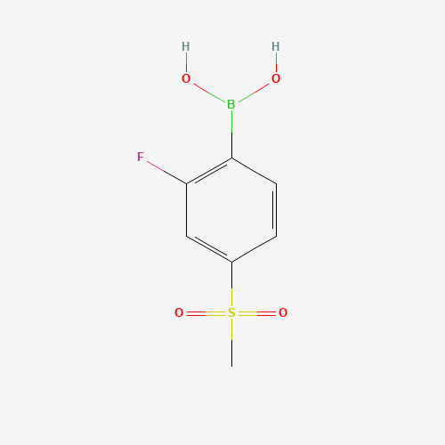 [2-Fluoro-4-(methylsulfonyl)phenyl]boronic acid (CAS: 957060-85-4) - Related Chemical Product