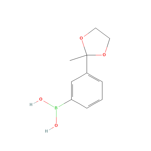 [3-(2-Methyl-1,3-dioxolan-2-yl)phenyl]boronic acid (CAS: 850568-50-2) - Related Chemical Product
