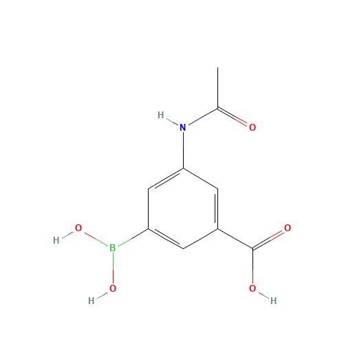 3-Acetamido-5-(dihydroxyboryl)benzoic acid (CAS: 108749-15-1) - Related Chemical Product
