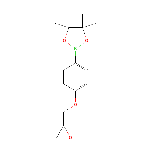 4,4,5,5-Tetramethyl-2-[4-(2-oxiranylmethoxy)phenyl]-1,3,2-dioxaborolane (CAS: 664991-83-7) - Related Chemical Product