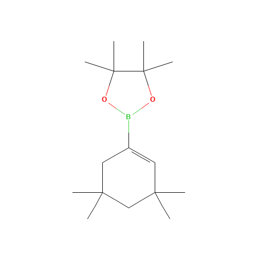 4,4,5,5-Tetramethyl-2-(3,3,5,5-tetramethylcyclohex-1-en-1-yl)-1,3,2-dioxaborolane (CAS: 859217-85-9) - Related Chemical Product