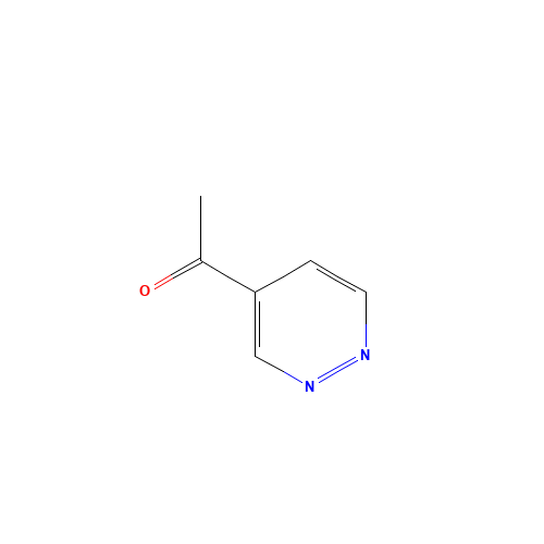 1-(Pyridazin-4-yl)ethanone (CAS: 50901-46-7) - Chemical Structure and Molecular Formula 