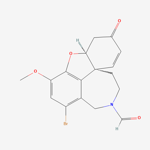 (4aR,8aR)-1-Bromo-3-methoxy-6-oxo-5,6,9,10-tetrahydro-4aH-[1]benzofuro[3a,3,2-ef][2]benzazepine-11(12H)-carbaldehyde (CAS: 122584-14-9) - Related Chemical Product