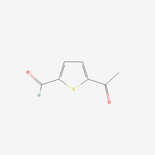 5-acetyl-2-thiophenecarbaldehyde (CAS: 4565-29-1) - Chemical Structure and Molecular Formula 