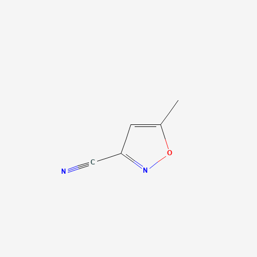 5-Methyl-1,2-oxazole-3-carbonitrile (CAS: 57351-99-2) - Chemical Structure and Molecular Formula 