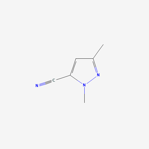 1,3-dimethyl-1H-pyrazole-5-carbonitrile (CAS: 306936-77-6) - Chemical Structure and Molecular Formula 